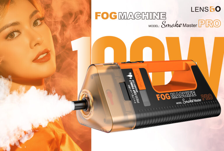 2025 Fall New Release – Portable Handheld Fog Machine | LENSGO Smoke Master PRO | Perfect for Outdoor Shooting & Short Videos | Easy to Carry